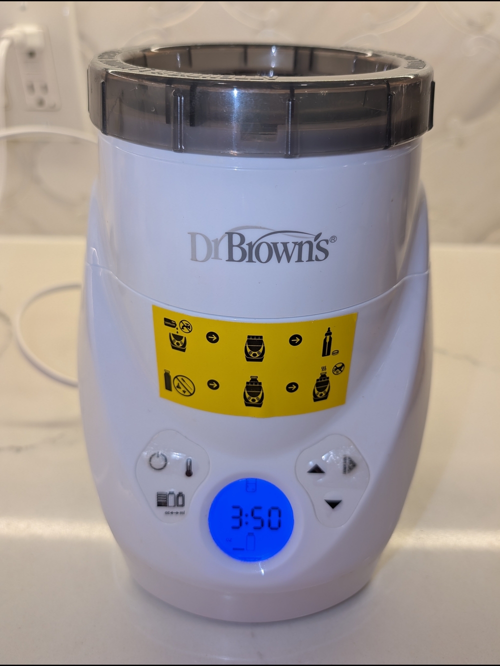 Dr. Brown's Milk Spa Bottle Warmer in White